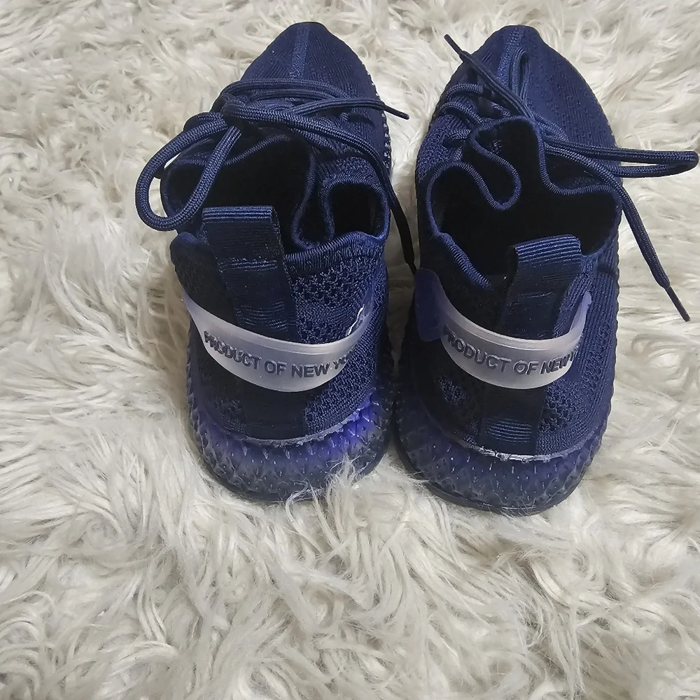 PONY Mens Blue Sneaker 8 - Picture 4 of 7
